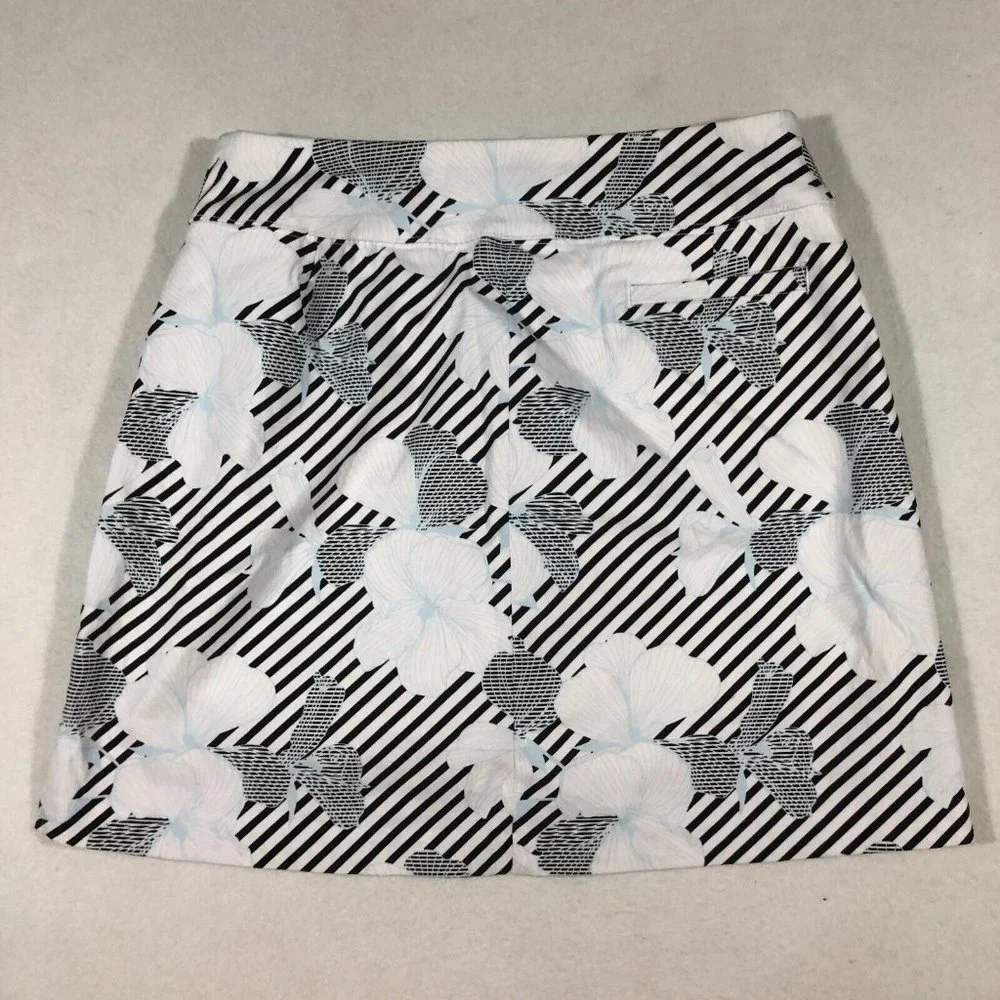 NEW Lady Hagen Women Missy 4 Empower Printed Skort Calm Blue Easy Shaper NWT $55
